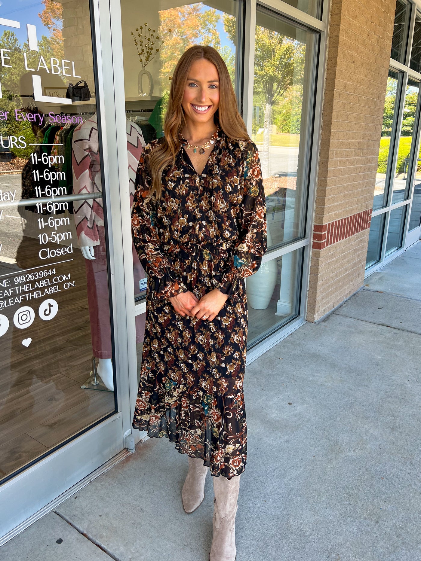 Autumn Woods Dress