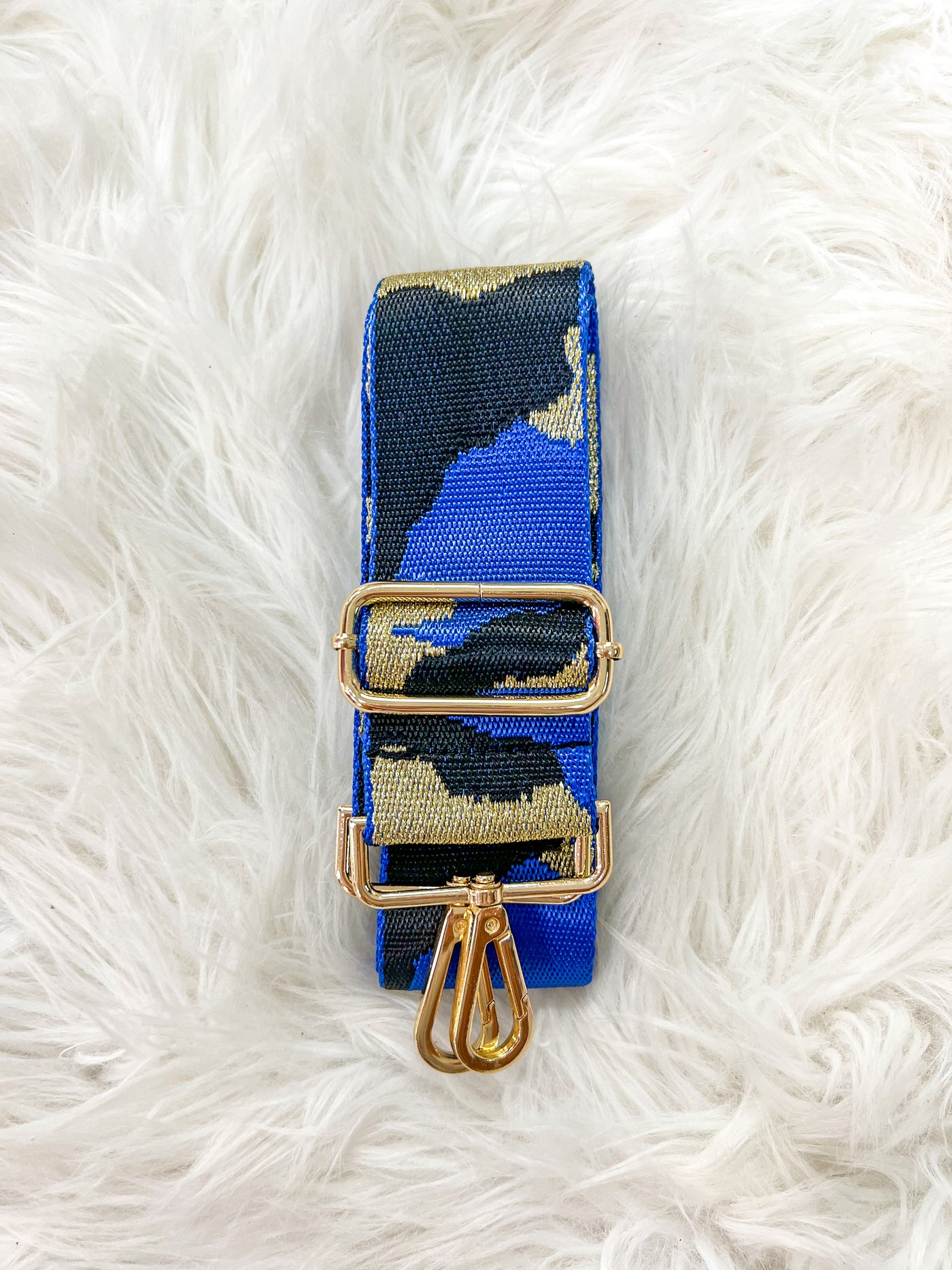 Royal and Gold Woven Strap